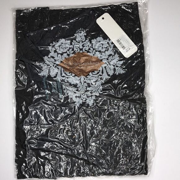 SOFT SURROUNDINGS Lattice Seamless Tank Steel Grey Layer NWT in Package ONE SIZE - Picture 5 of 5